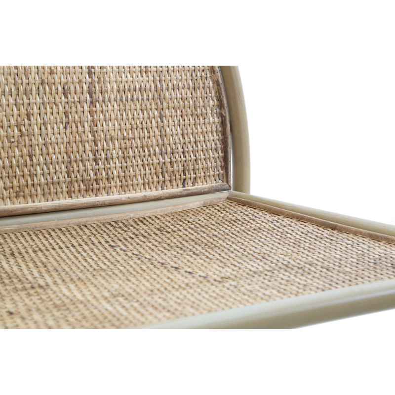Boho Chic Étagère à Livres Ronde Panama – Harmonie Naturelle 80x40x180