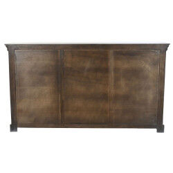 Buffet Home ESPRIT Blanc Verre Bois de manguier 180 x 40 x 100 cm