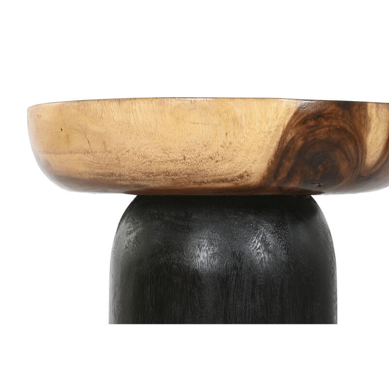 Table d'appoint Home ESPRIT Noir Naturel 35 x 35 x 46 cm
