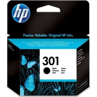 HP 301 Cartouche d'encre noire authentique (CH561EE) pour HP Envy 4505 et HP DeskJet 1050/1512/2548/3057A