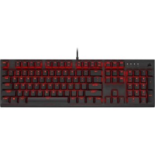 CORSAIR Clavier mécanique gaming K60 PRO a LED Rouge - Azerty - Noir (CH-910D029-FR)