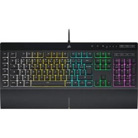 Clavier Gamer - AZERTY - CORSAIR - K55 RGB Pro - Numérique - Dôme en caoutchouc - RGB 5 Zones - (CH-9226765-FR)