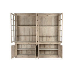 Présentoir Home ESPRIT Naturel Teck Bois de manguier 266 x 46 x 251 cm