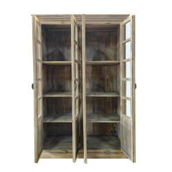 Présentoir Home ESPRIT Blanc Bois de manguier 135 x 50 x 210 cm