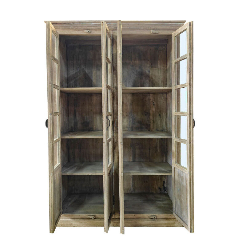 Présentoir Home ESPRIT Blanc Bois de manguier 135 x 50 x 210 cm