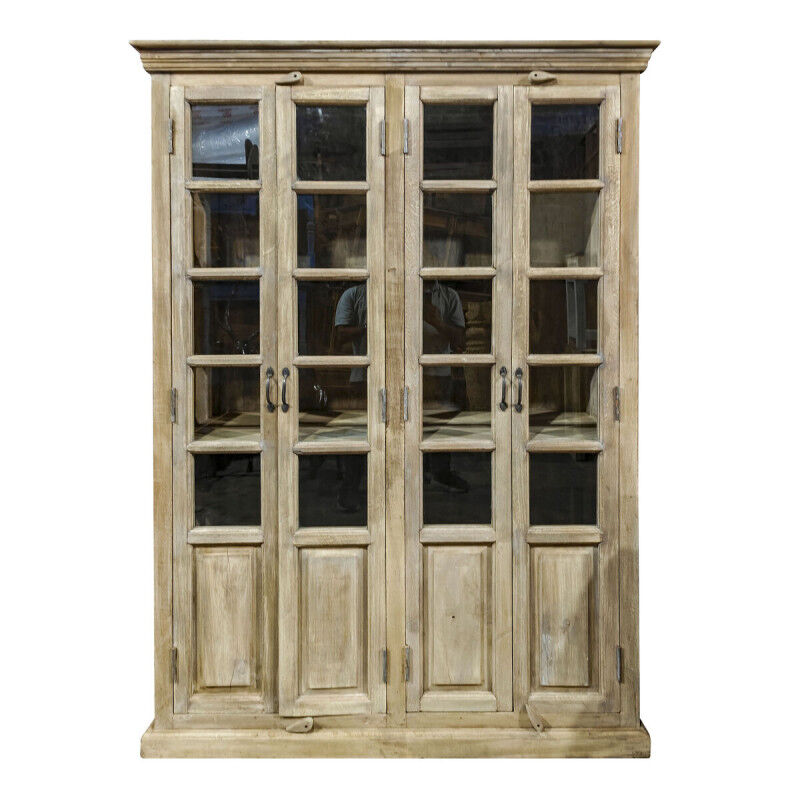 Présentoir Home ESPRIT Blanc Bois de manguier 135 x 50 x 210 cm