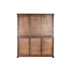 Présentoir Home ESPRIT Blanc Verre Bois de manguier 170 x 45 x 200 cm