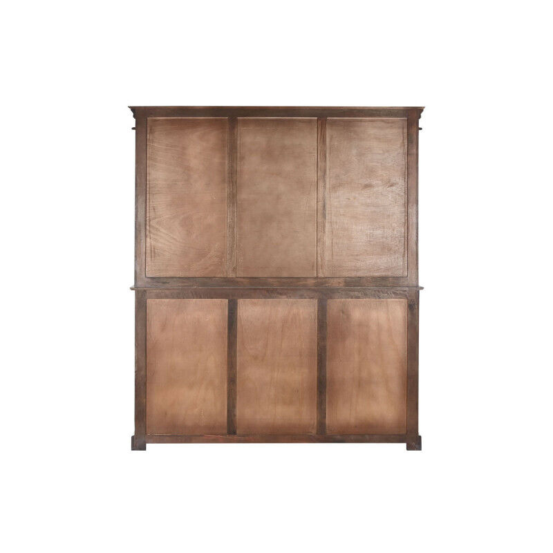 Présentoir Home ESPRIT Blanc Verre Bois de manguier 170 x 45 x 200 cm
