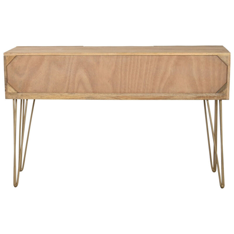Console Home ESPRIT Doré 120 x 38 x 76 cm