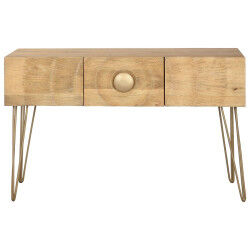 Console Home ESPRIT Doré 120 x 38 x 76 cm
