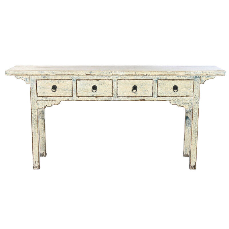 Console Home ESPRIT Blanc Bicolore 178 x 38 x 85 cm