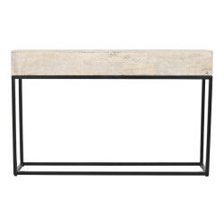 Console Home ESPRIT Blanc 120 x 30 x 76 cm