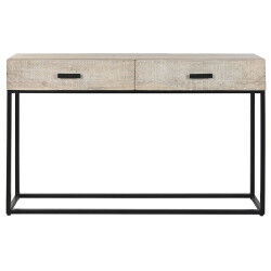 Console Home ESPRIT Blanc 120 x 30 x 76 cm