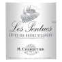 M. Chapoutier Les Pentues 2021 Côtes du Rhône Villages Bio - Vin rouge de la Vallée du Rhône