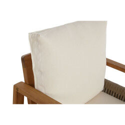 Ensemble Table + Chaises Home ESPRIT Marron Corde Bois d'eucalyptus 230 x 100 x 75 cm