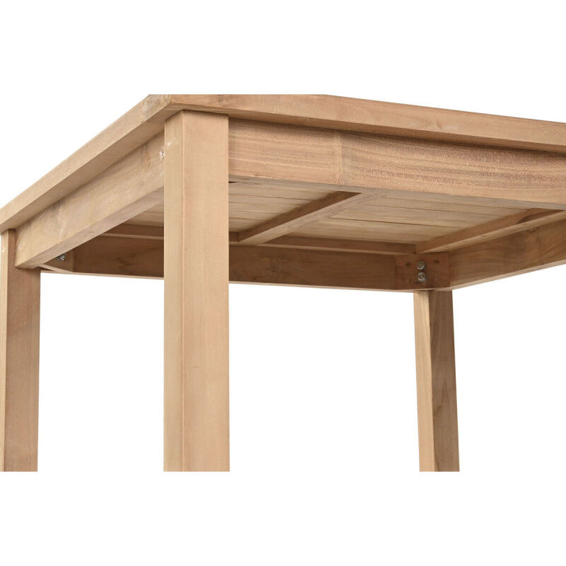 Table de Salle à Manger Home ESPRIT Marron Teck 80 x 80 x 77 cm