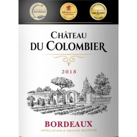 Château du Colombier 2018 Bordeaux - Vin rouge de Bordeaux