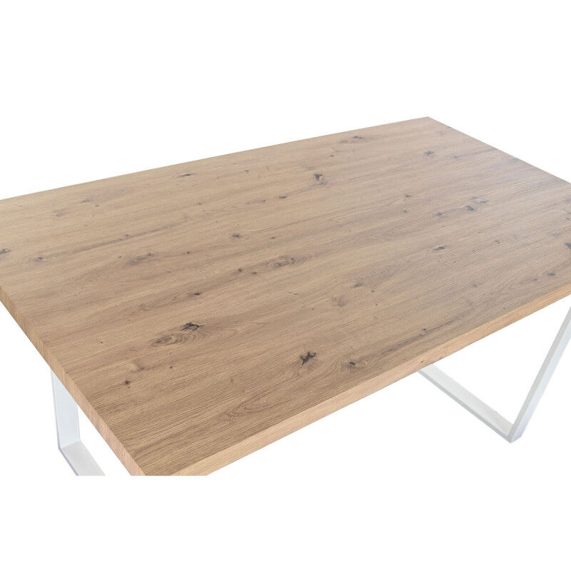 Table de Salle à Manger Home ESPRIT Marron Noir Fer Bois MDF 160 x 90 x 75 cm