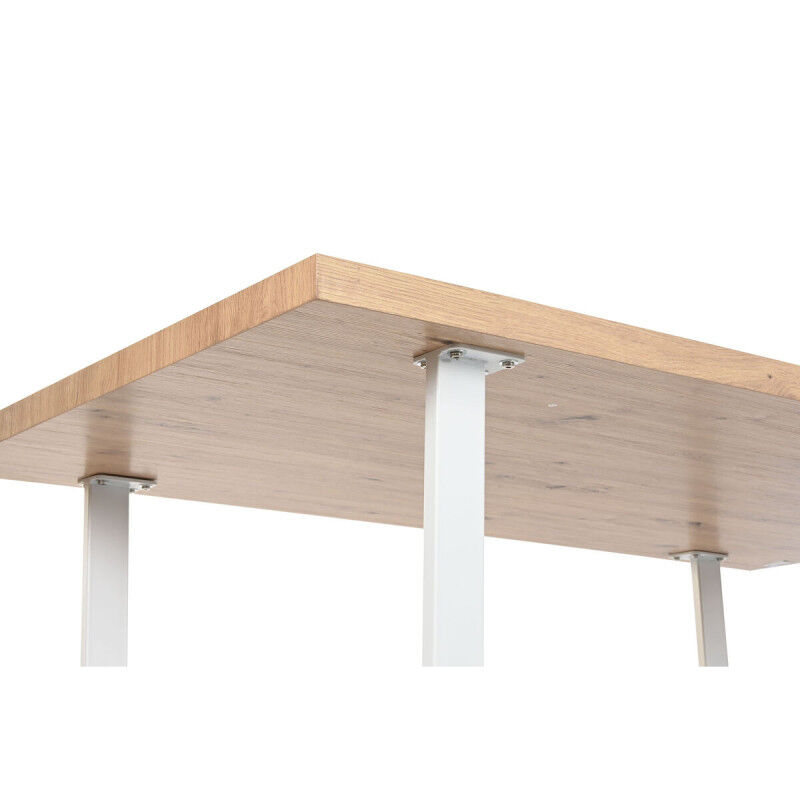 Table de Salle à Manger Home ESPRIT Marron Noir Fer Bois MDF 160 x 90 x 75 cm