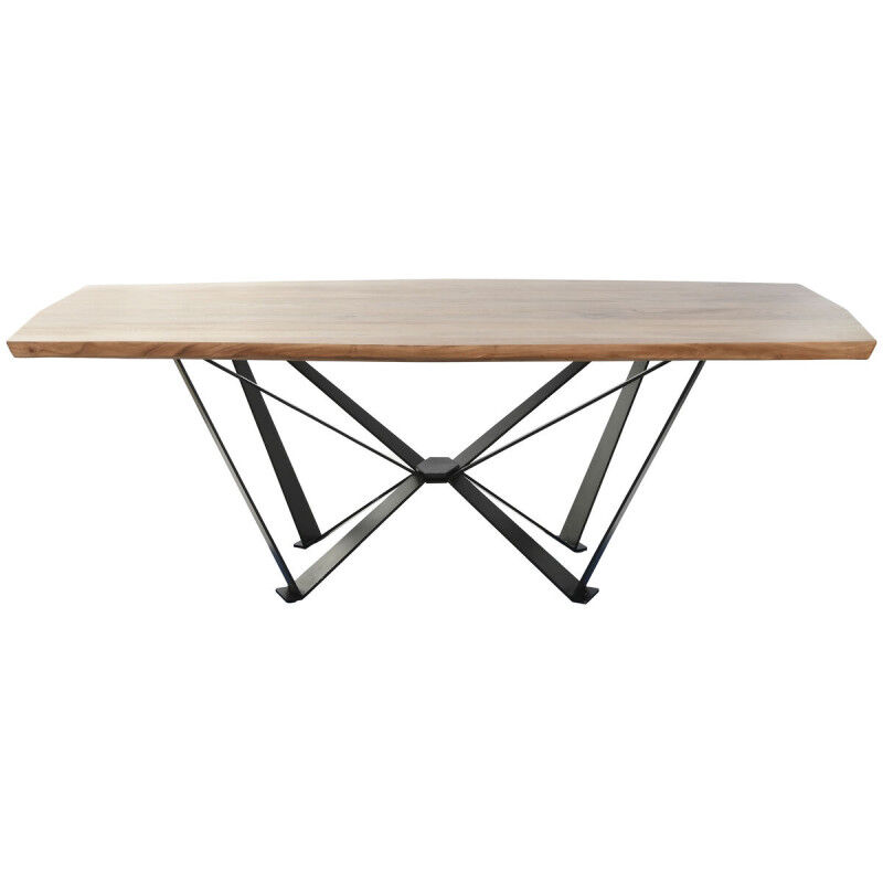 Table de Salle à Manger Home ESPRIT Métal Bois d'acacia 220 x 100 x 76 cm