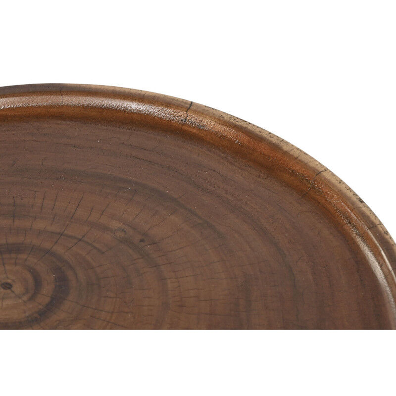 Table d'appoint Home ESPRIT Marron Noir 39 x 39 x 35 cm