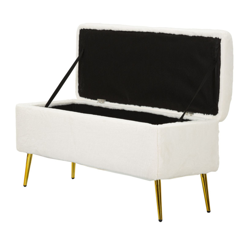 Glam Banc Soffy – Rangement Élégant 112x42x50