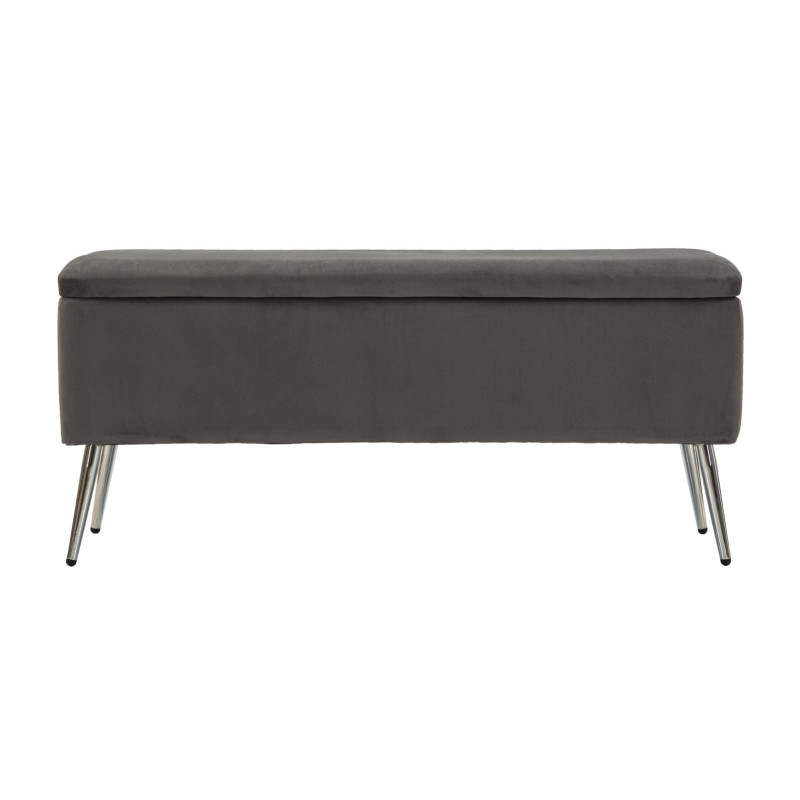 Banc Coffre Silvery – Lumière Argentée 112 x 42 x 50 cm