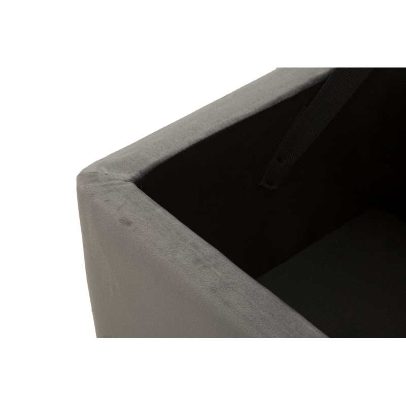 Banc Coffre Silvery – Lumière Argentée 112 x 42 x 50 cm