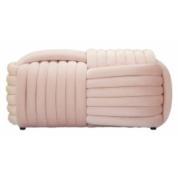 Moderne Banc Softy Rose – Douceur Moderne 90x45x45