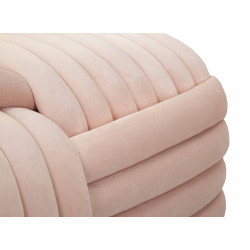 Moderne Banc Softy Rose – Douceur Moderne 90x45x45