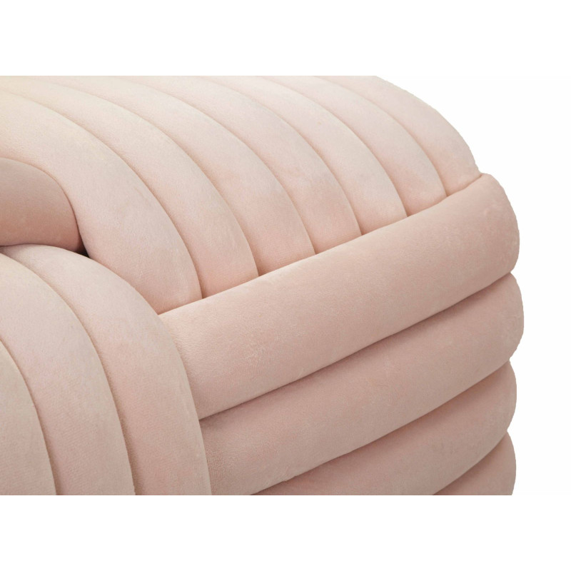 Moderne Banc Softy Rose – Douceur Moderne 90x45x45