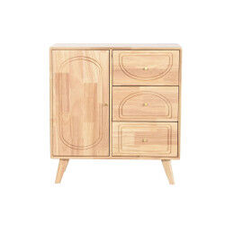 Buffet Home ESPRIT Naturel Métal Rotin Bois d'hévéa 73,5 x 35 x 78 cm