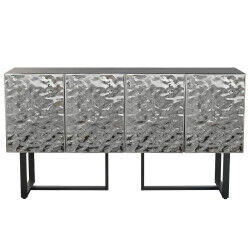Buffet Home ESPRIT Argenté Métal Acier 151 x 41 x 80 cm