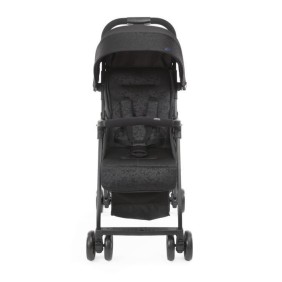 CHICCO Poussette compacte Ohlala 3 -  Des la naissance - Jusqu'a 15kg - Dossier inclinable - Arceau de sécurité - Jet black