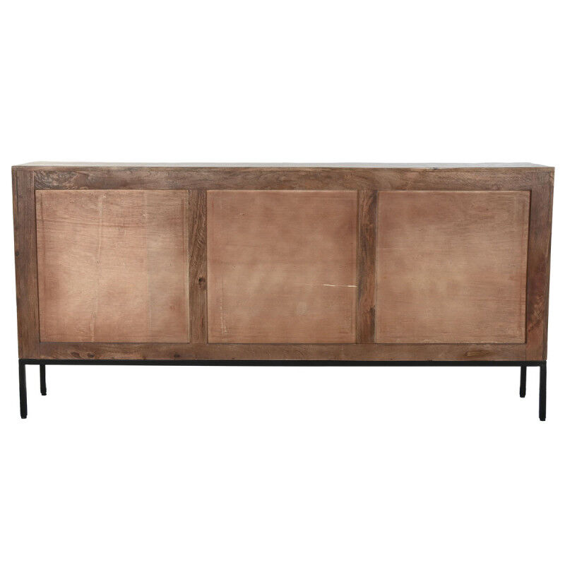 Buffet Home ESPRIT Blanc Métal Bois de manguier 180 x 40 x 85 cm