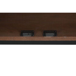 Buffet Home ESPRIT Blanc Métal Bois de manguier 180 x 40 x 85 cm
