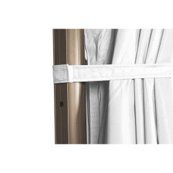 Parasol Home ESPRIT Gris foncé Marron Clair 290 x 350 x 280 cm