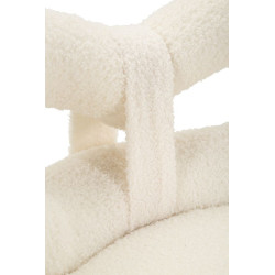 Glam Mini Chaise Ilary Blanche – Raffinement Pur Ø40x67 (assise 46)