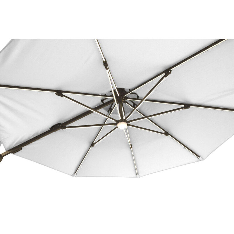 Parasol Home ESPRIT Gris foncé Marron Clair 290 x 350 x 280 cm