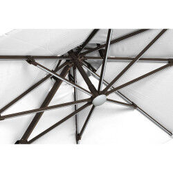Parasol Home ESPRIT Gris foncé Marron Clair 290 x 350 x 280 cm
