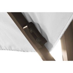 Parasol Home ESPRIT Gris foncé Marron Clair 290 x 350 x 280 cm