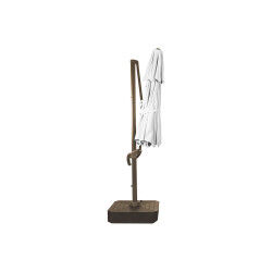 Parasol Home ESPRIT Gris foncé Marron Clair 290 x 350 x 280 cm