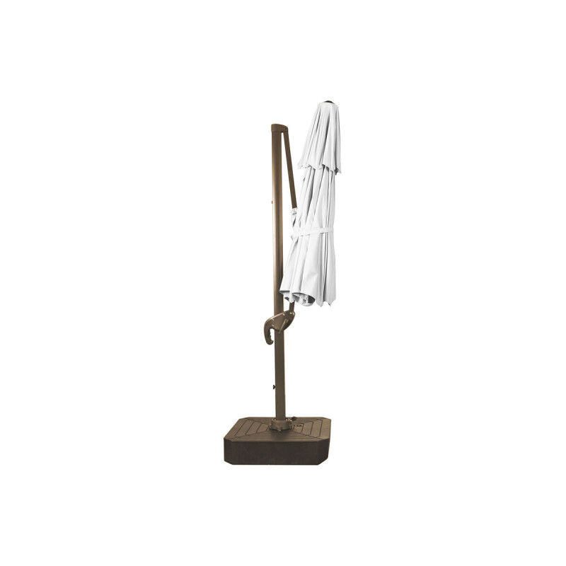 Parasol Home ESPRIT Gris foncé Marron Clair 290 x 350 x 280 cm