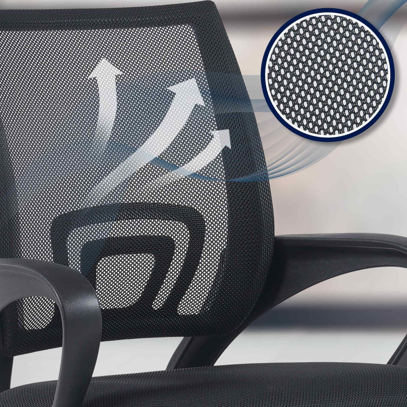 Fauteuil de bureau Genius noire