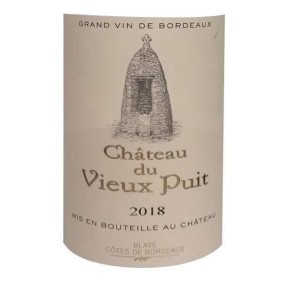 Château du Vieux Puit 2018 Blaye Côtes de Bordeaux - Vin rouge de Bordeaux