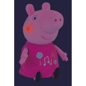 Jemini PEPPA PIG Peluche 25cm musicale & lumineuse