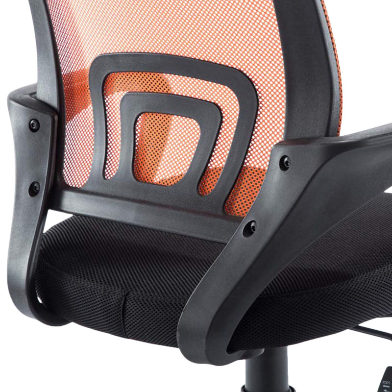 Chaise de bureau orange Genius