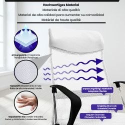 Sedia da Ufficio Washington bianco