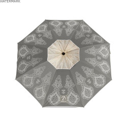 Parasol de plage Gris Ø 180 cm SPF50+ Boho
