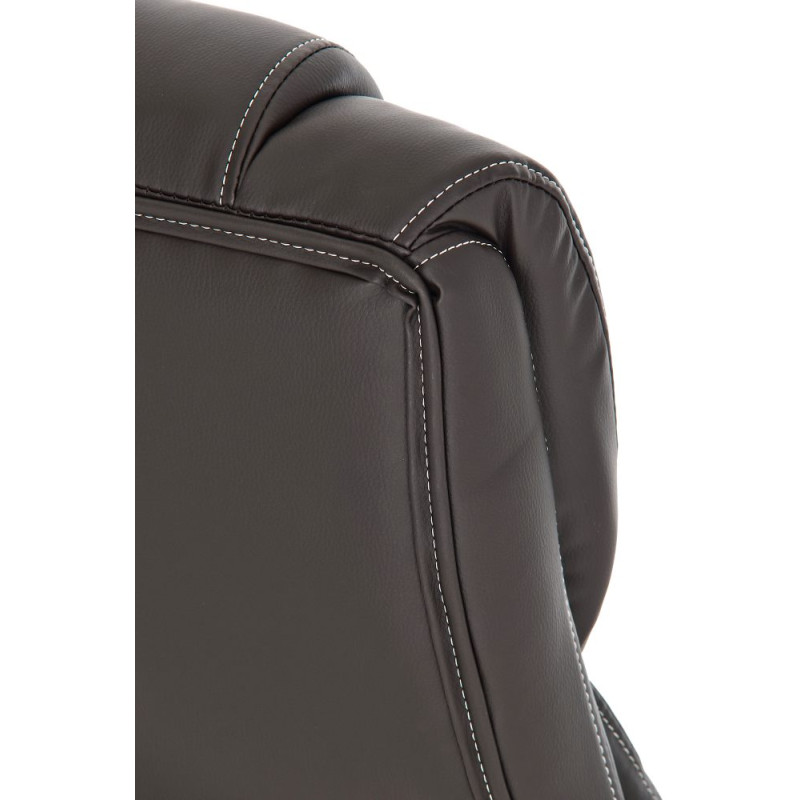 Sedia ufficio Texas in similpelle marrone